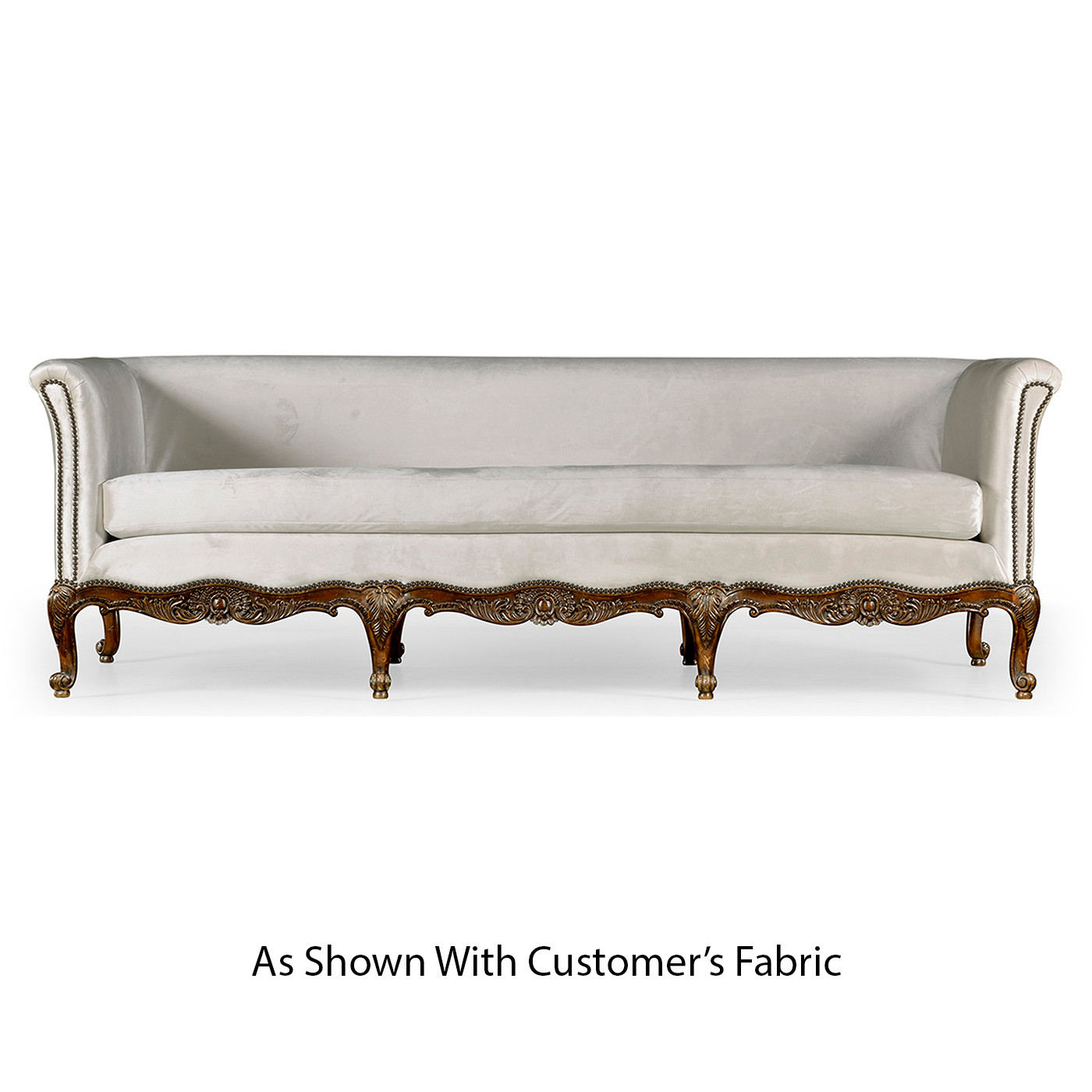 Louis XV French Walnut Sofa