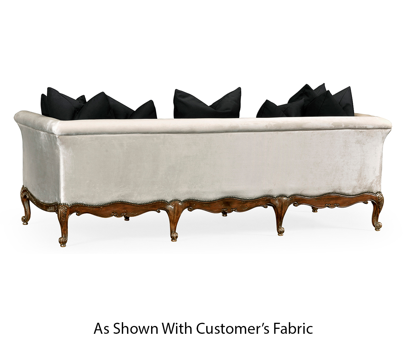 Louis XV French Walnut Sofa