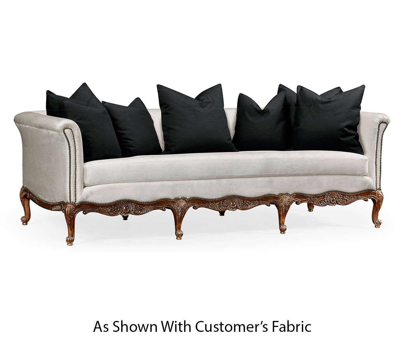 Louis XV French Walnut Sofa