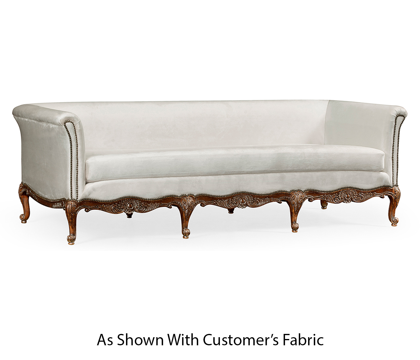 Louis XV French Walnut Sofa