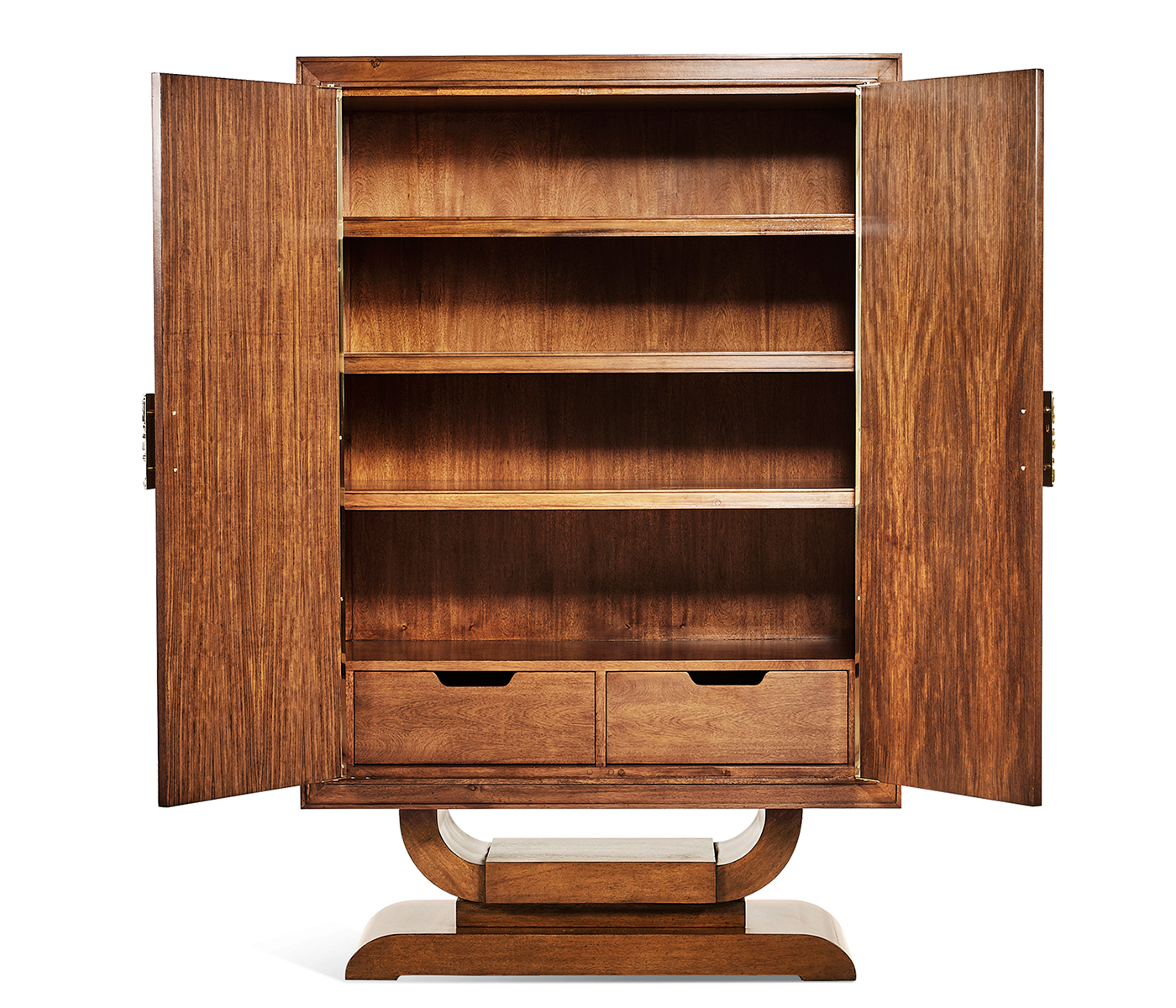 Art Deco Imperial Mahogany Salon Cabinet