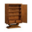 Art Deco Imperial Mahogany & Handpainted Left Salon Cabinet