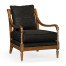Biedermeier Medium Mahogany Lounge Chair