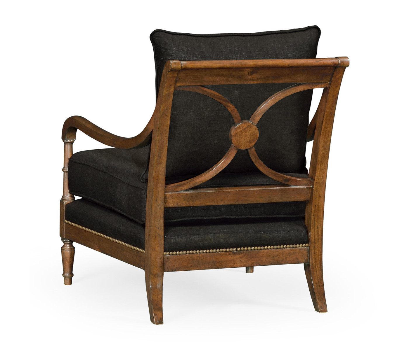 Biedermeier Medium Mahogany Lounge Chair