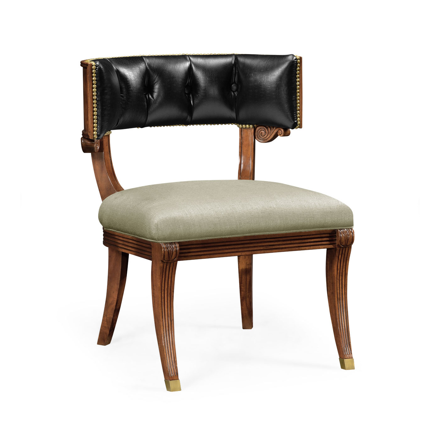 Klismos French Walnut Dining Chair