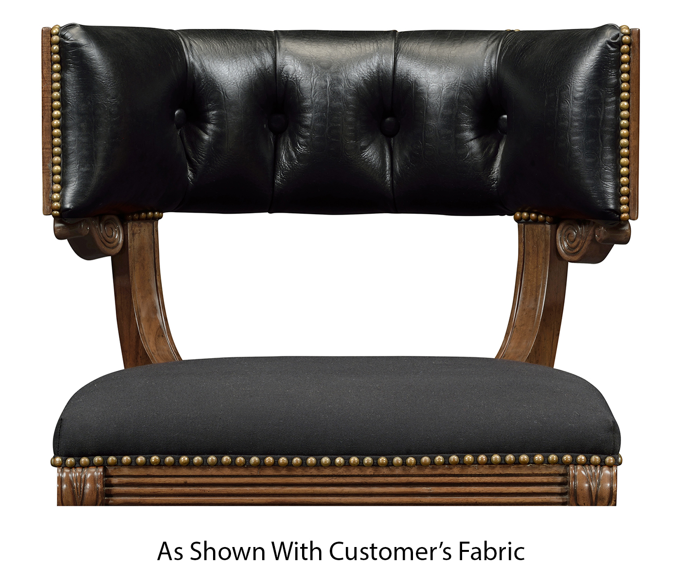 Klismos French Walnut Dining Chair