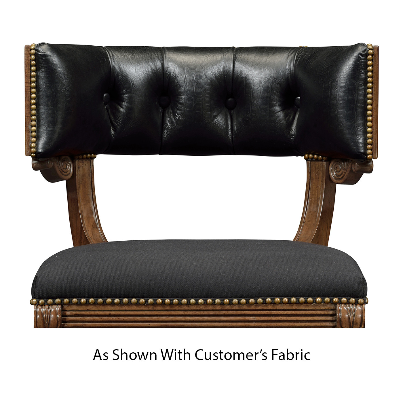 Klismos French Walnut Dining Chair