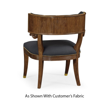 Klismos French Walnut Dining Chair