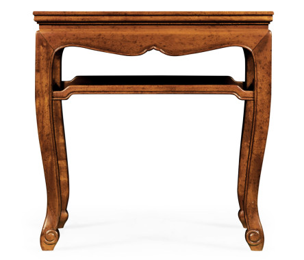 Imperial Mahogany Cabriole Leg Chinese End Table