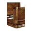Moderne High Lustre Santos Rosewood Cali King Bed