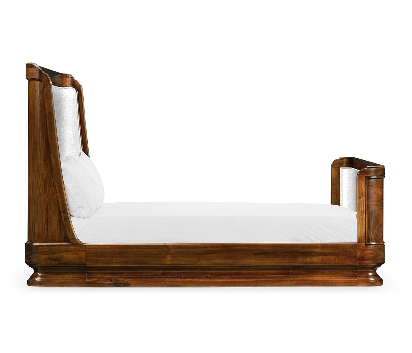 Moderne High Lustre Santos Rosewood UK King Bed