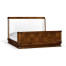 Moderne High Lustre Santos Rosewood US King Bed