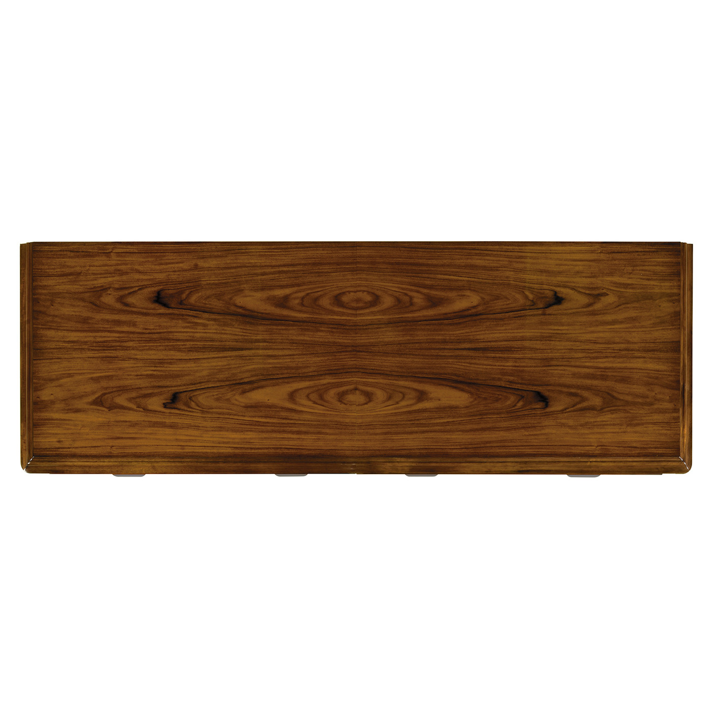 Moderne High Lustre Santos Rosewood Chests of Eight Drawers