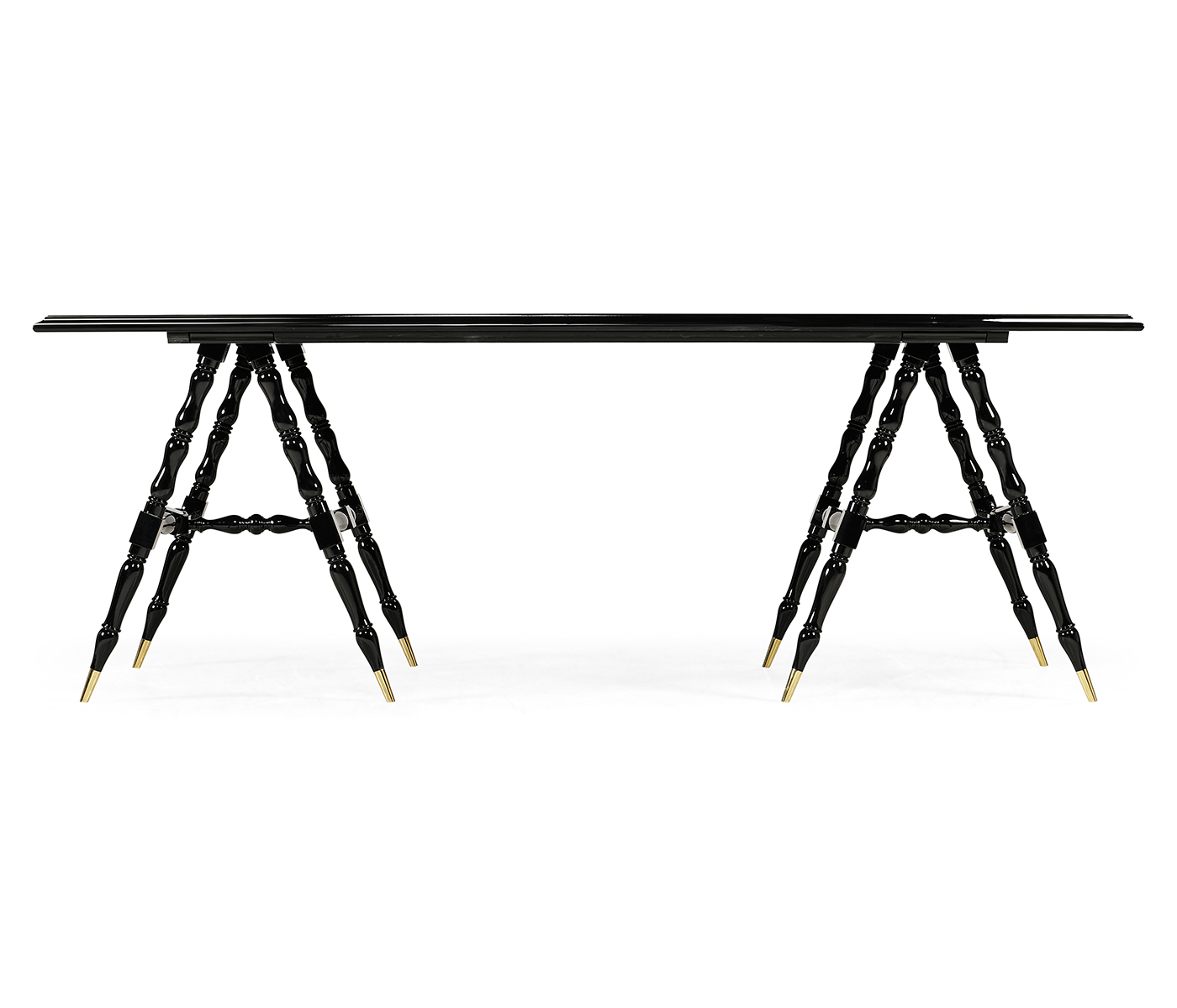 Louis Philippe Jet Black Desk