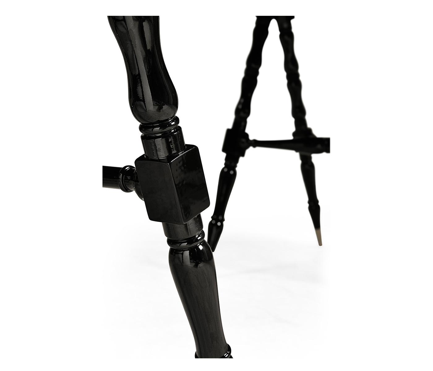 Louis Philippe Jet Black Desk