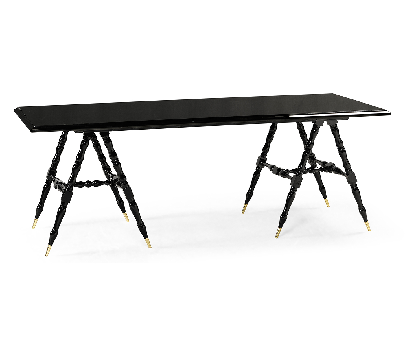 Louis Philippe Jet Black Desk
