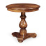 Biedermeier Walnut Pedestal End Table
