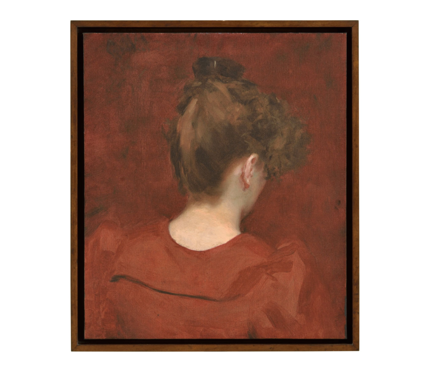 Carolus Duran Painting with Walnut Frame