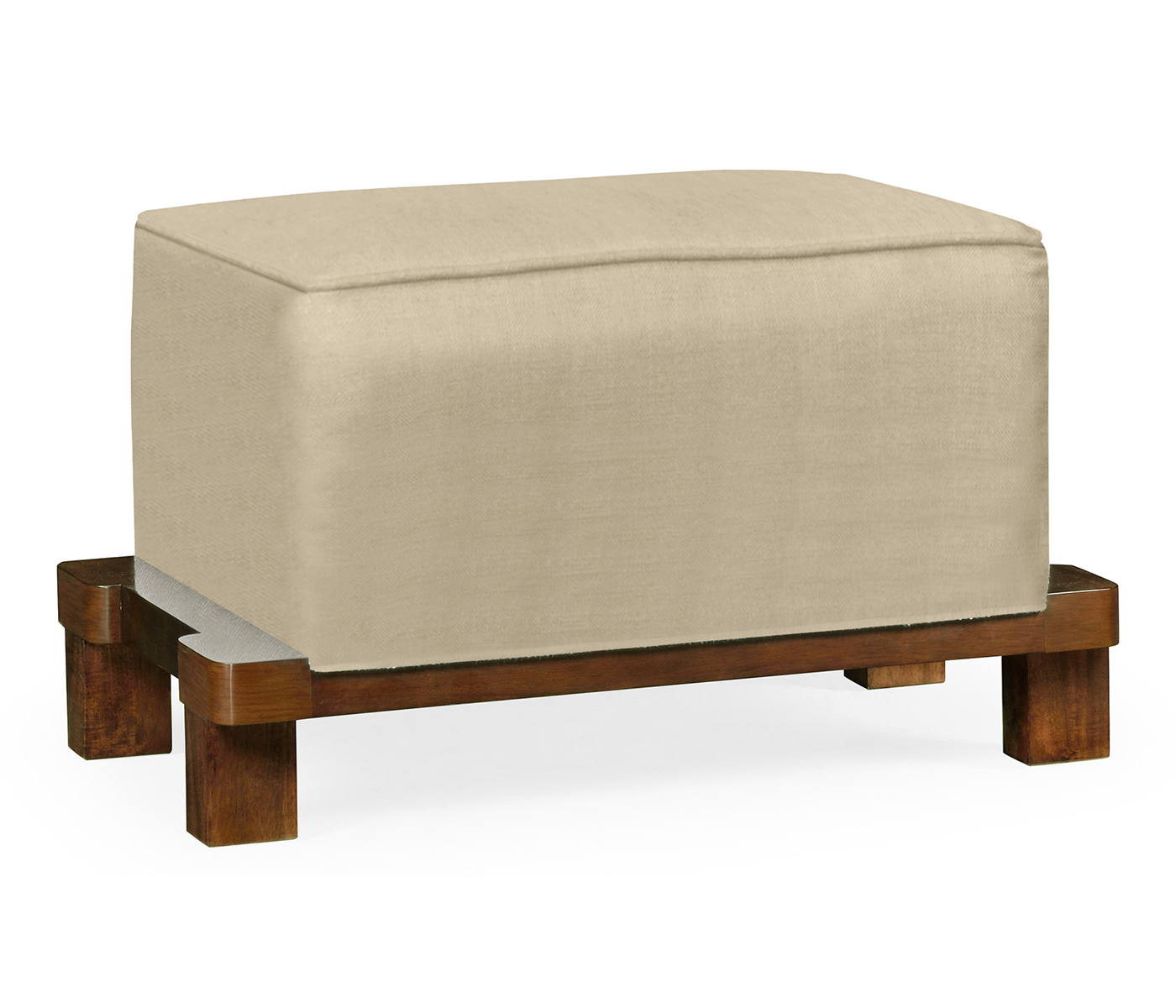 Moderne Santos High Lustre Ottoman