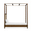 Four Poster Warm Chestnut Cali King Daybed