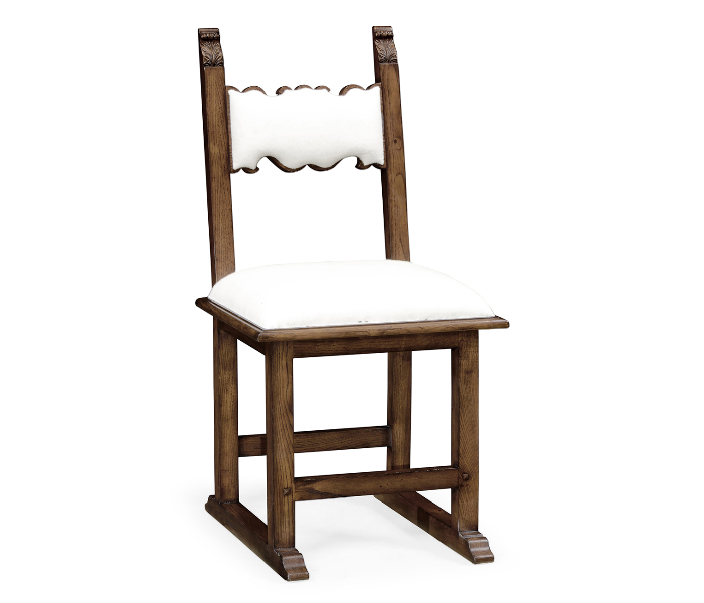 Acanthus Carved Warm Chestnut Side Chair