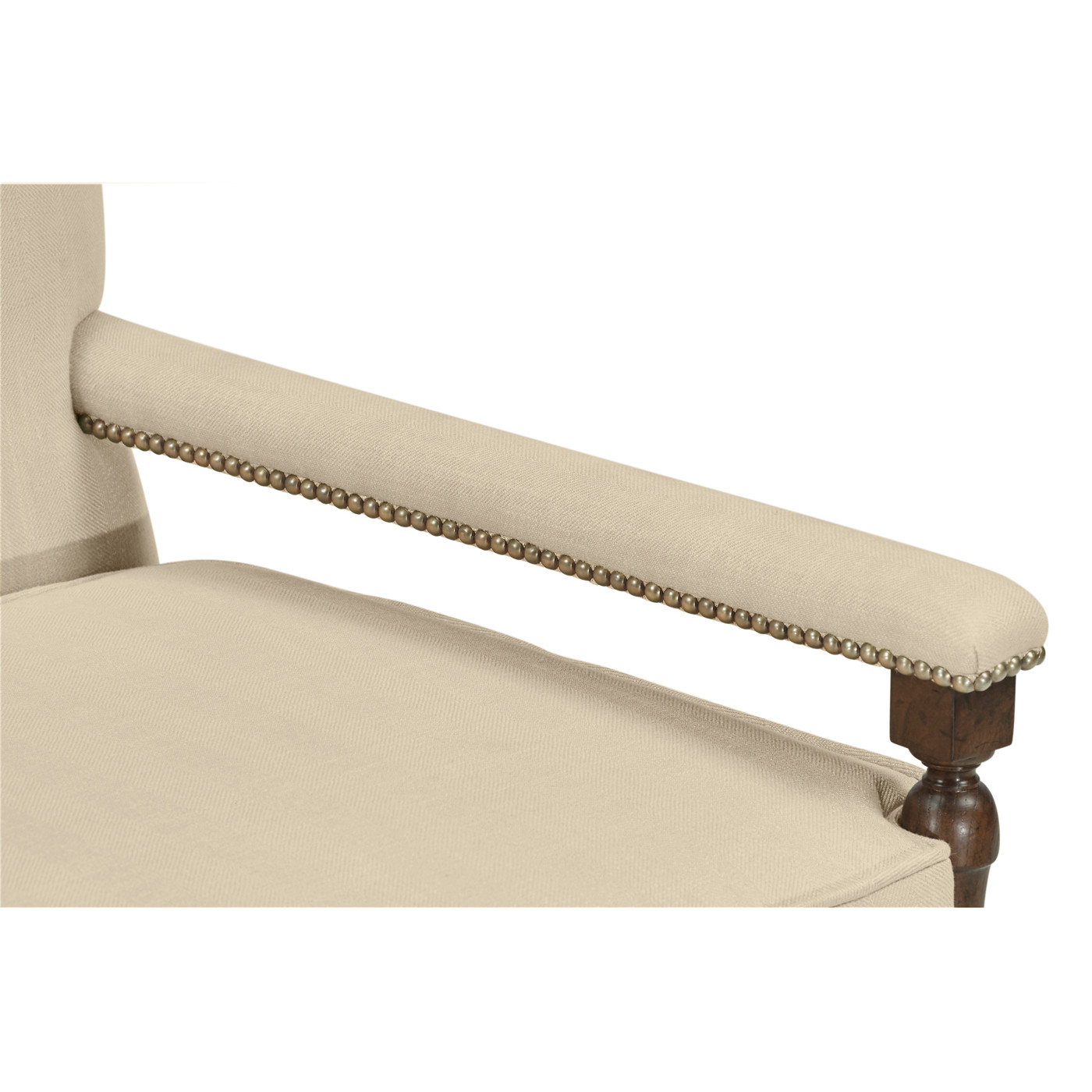 Italian Rich Chestnust Arm Chair