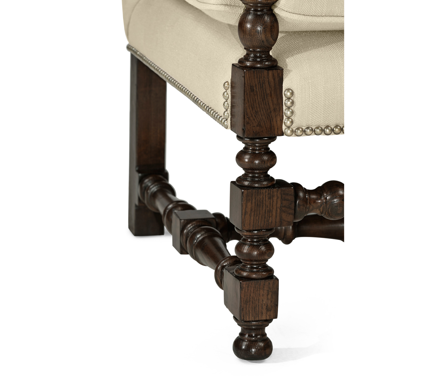 Italian Rich Chestnust Arm Chair