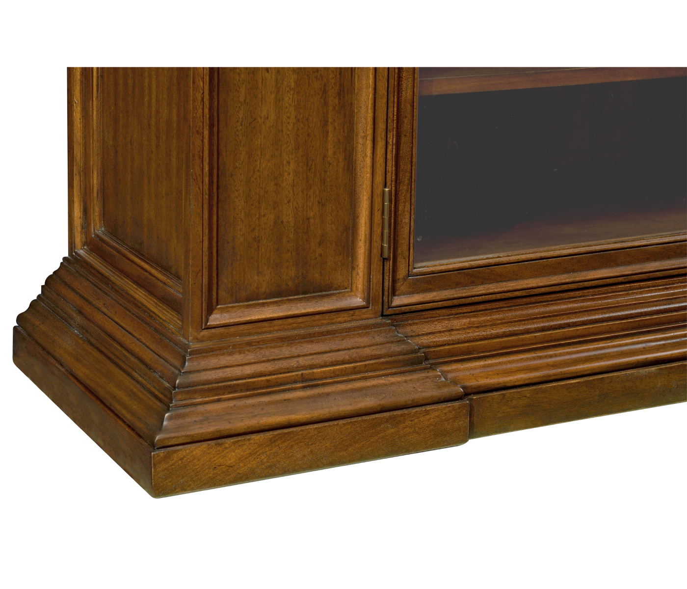 Venetian English Mahogany Bookcase