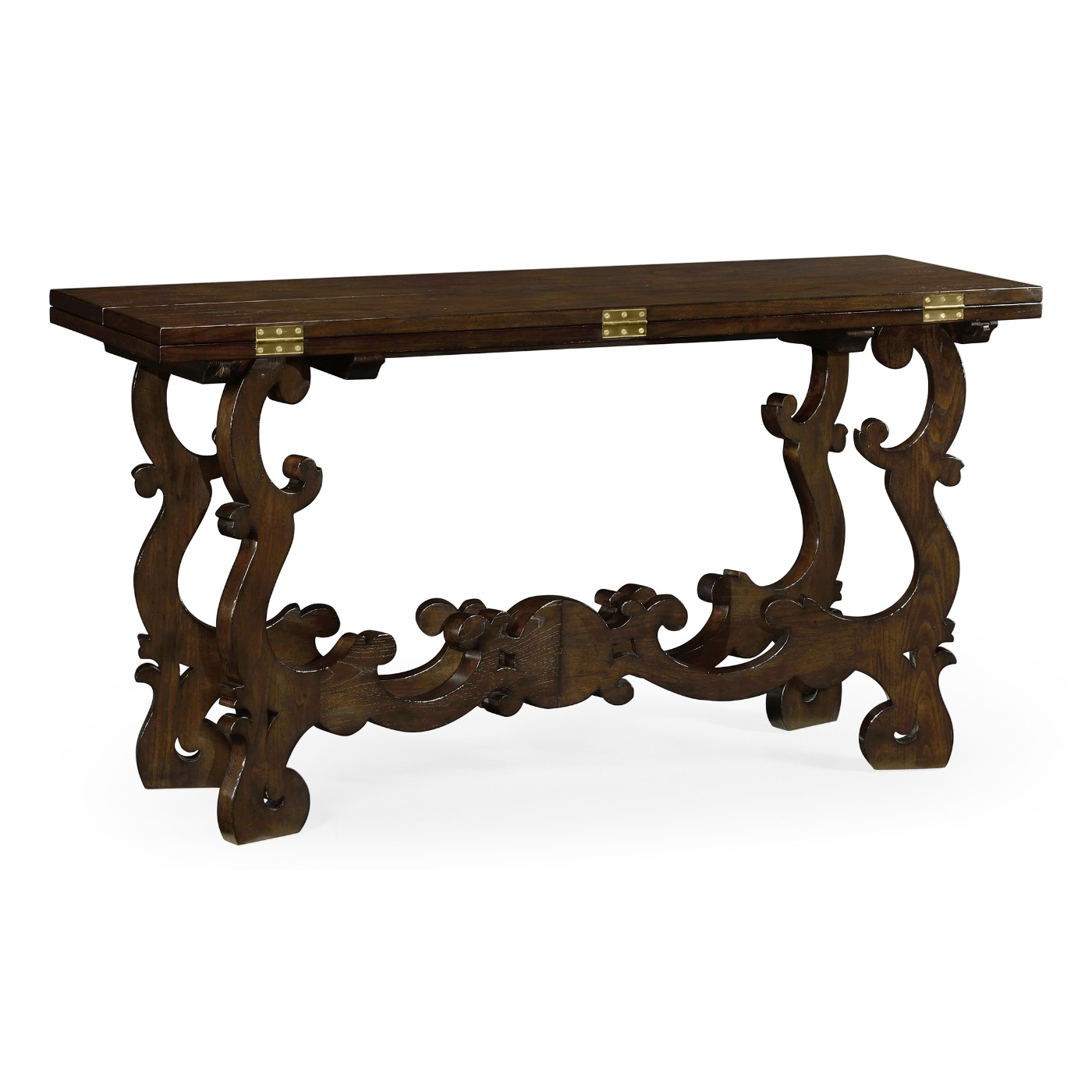Rectangular Spanish Rich Chestnut Hunt Table 60