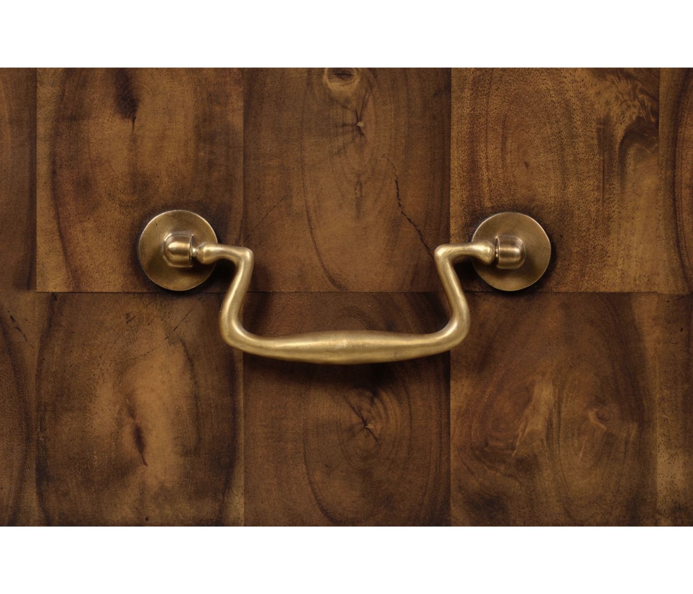 Chippendale Honey Walnut Chest of Drawers