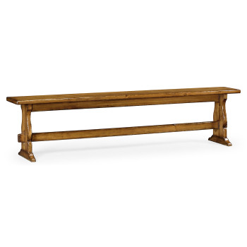 Medium Brown Elm Bench
