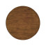 Round Honey Walnut Cricket End Table