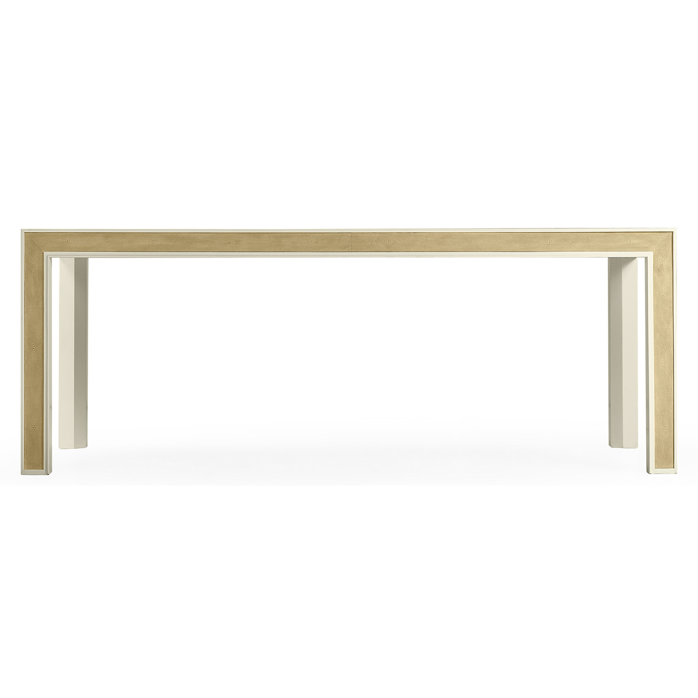 Ivory & Shagreen Parson Dining Table 80