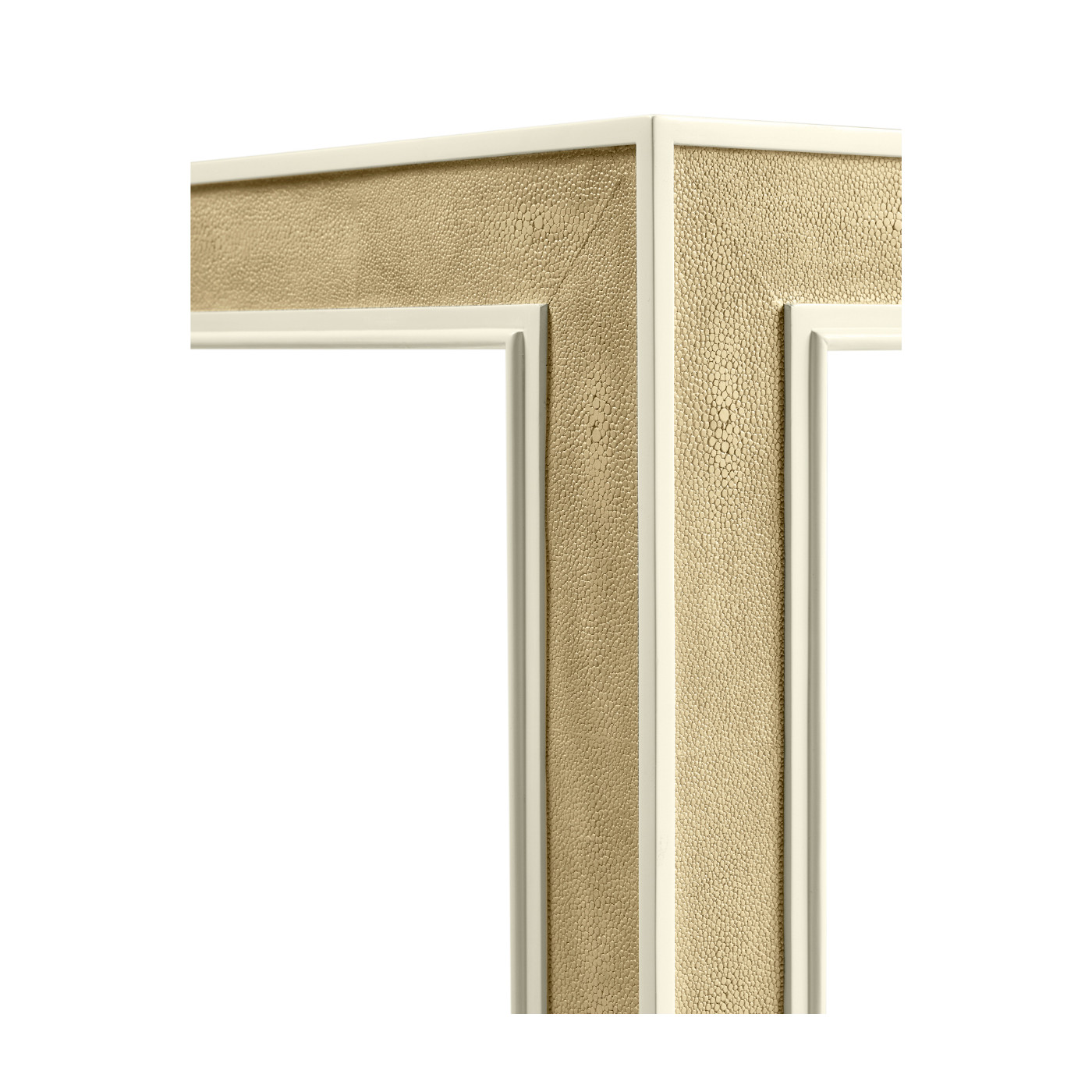 Ivory & Shagreen Parson Dining Table 80