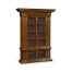 Single Venetian English Mahogany Bookcase