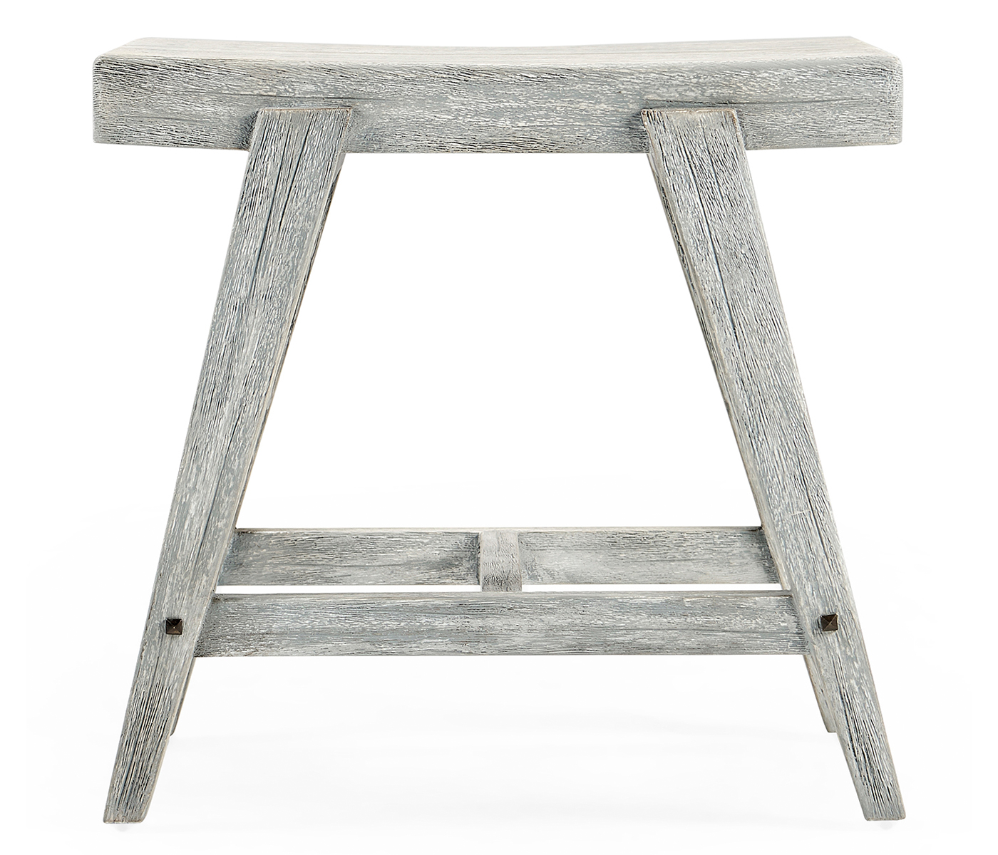 Small Rectangular Cloudy Grey Stool