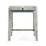Small Rectangular Cloudy Grey Stool