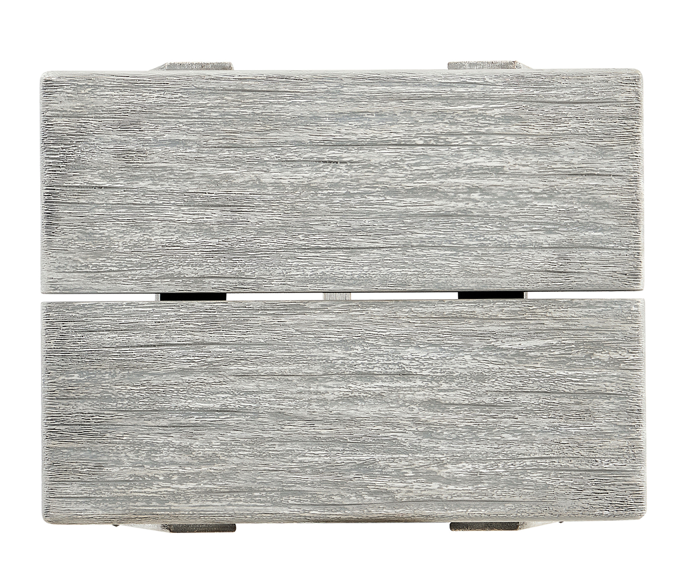 Small Rectangular Cloudy Grey Stool