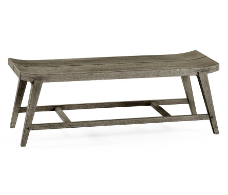 Rectangular Grey Bench