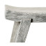 Rectangular Cloudy Grey Bench
