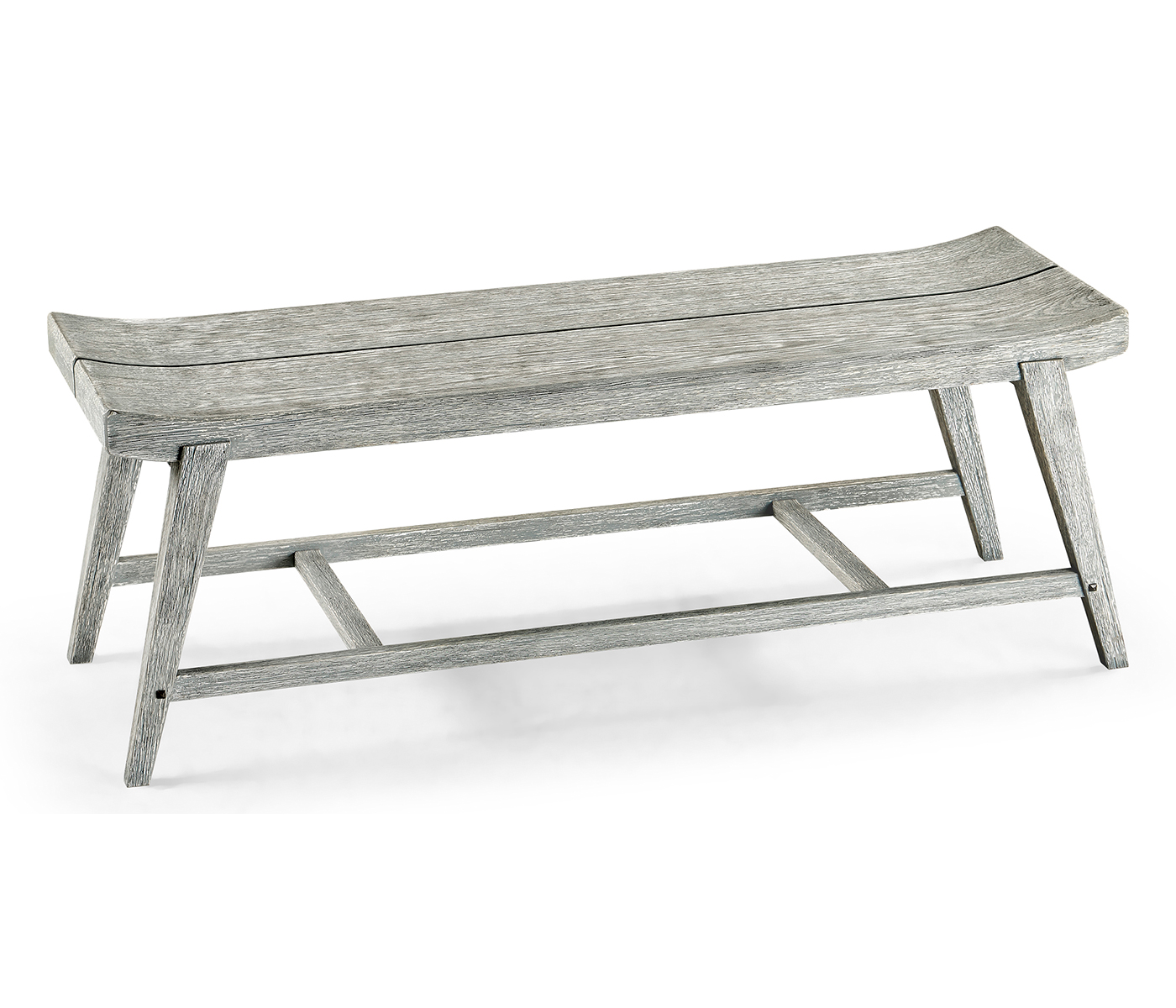 Rectangular Cloudy Grey Bench