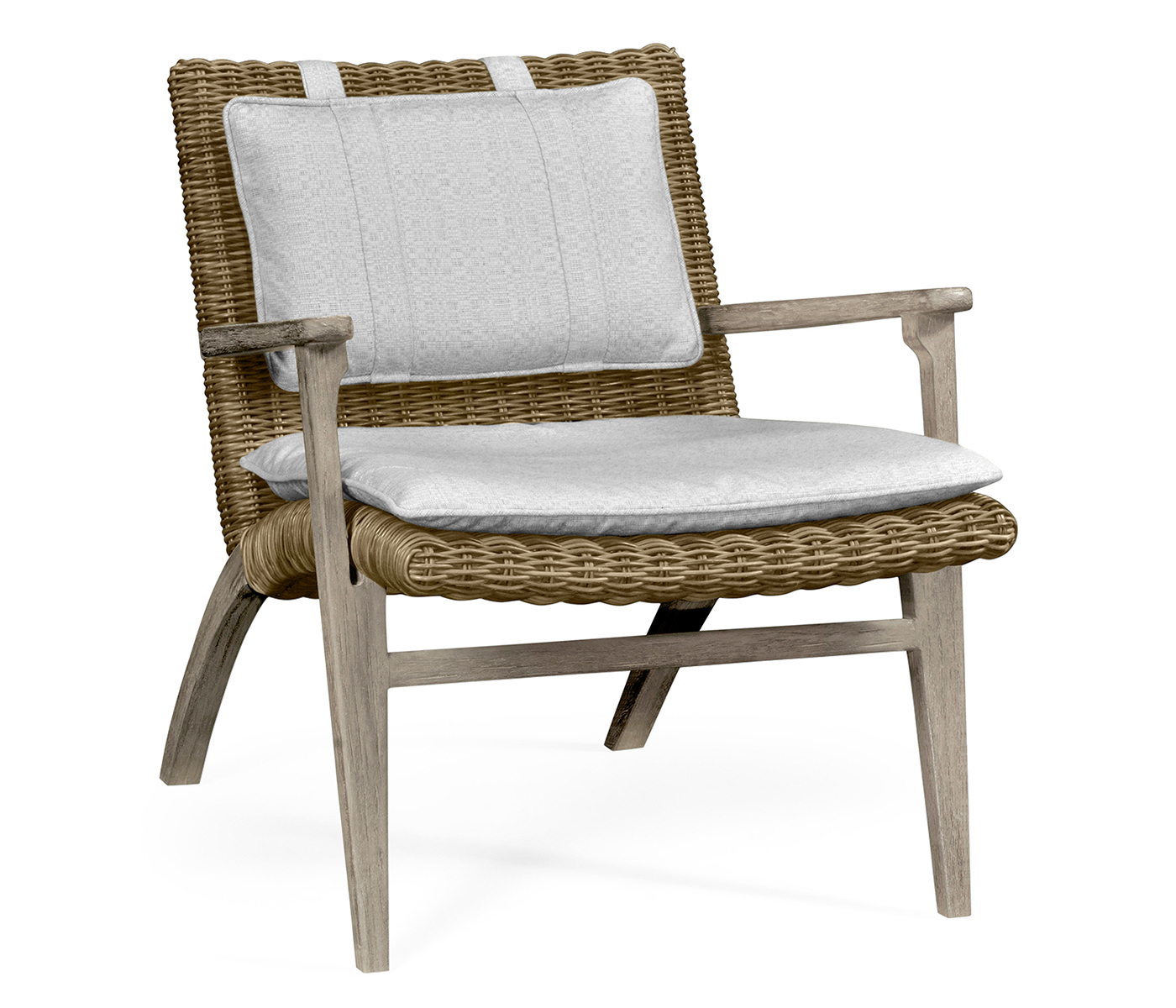 Hampton Navajo Sand & Rattan Lounge Chair