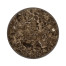 Round Dark Grey Rattan Dining Table with a Dark Marble Top