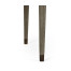 Square Grey & Rattan Dining Table