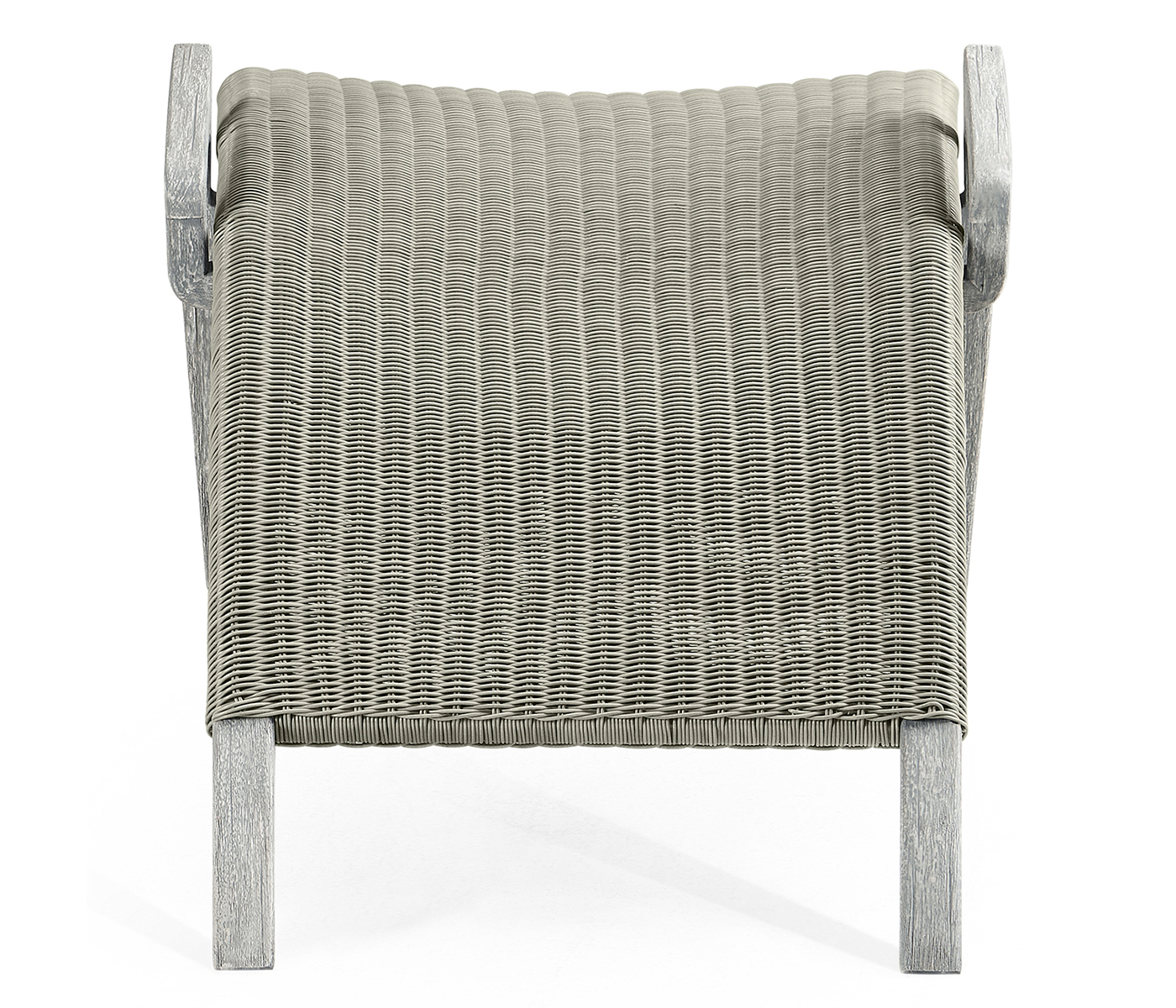 Foot Rest Only - Connects with Cloudy Grey & Rattan Lounge Chair 550008-PLG