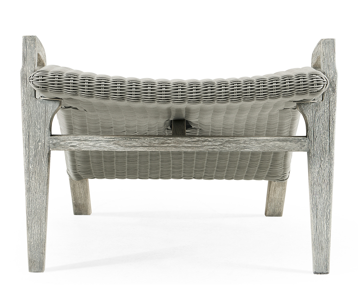 Foot Rest Only - Connects with Cloudy Grey & Rattan Lounge Chair 550008-PLG