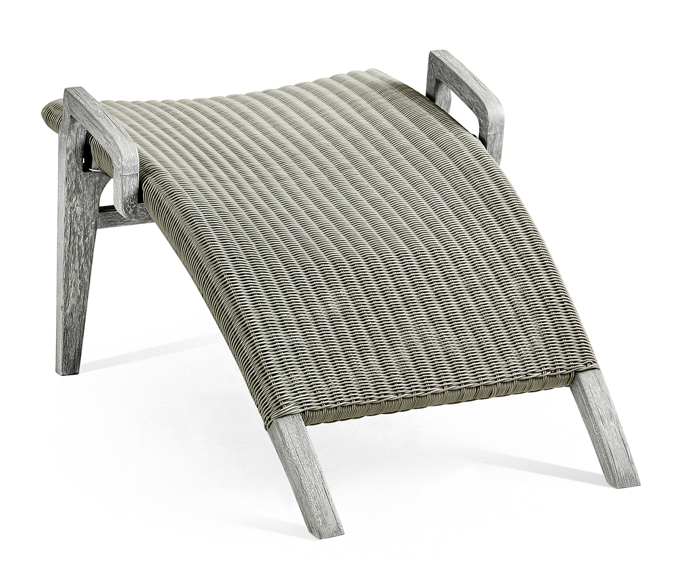 Foot Rest Only - Connects with Cloudy Grey & Rattan Lounge Chair 550008-PLG