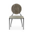 Circle Back Grey & Iron Dining Side Chair