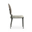 Circle Back Grey & Iron Dining Side Chair