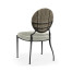 Circle Back Grey & Iron Dining Side Chair
